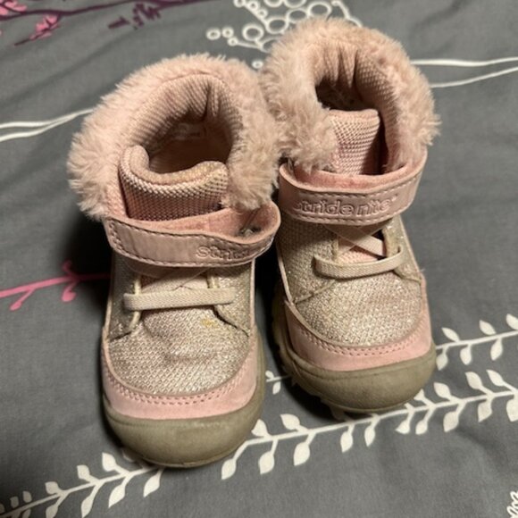 Stride rite sparkly pink boots size 6 toddler - Picture 1 of 4